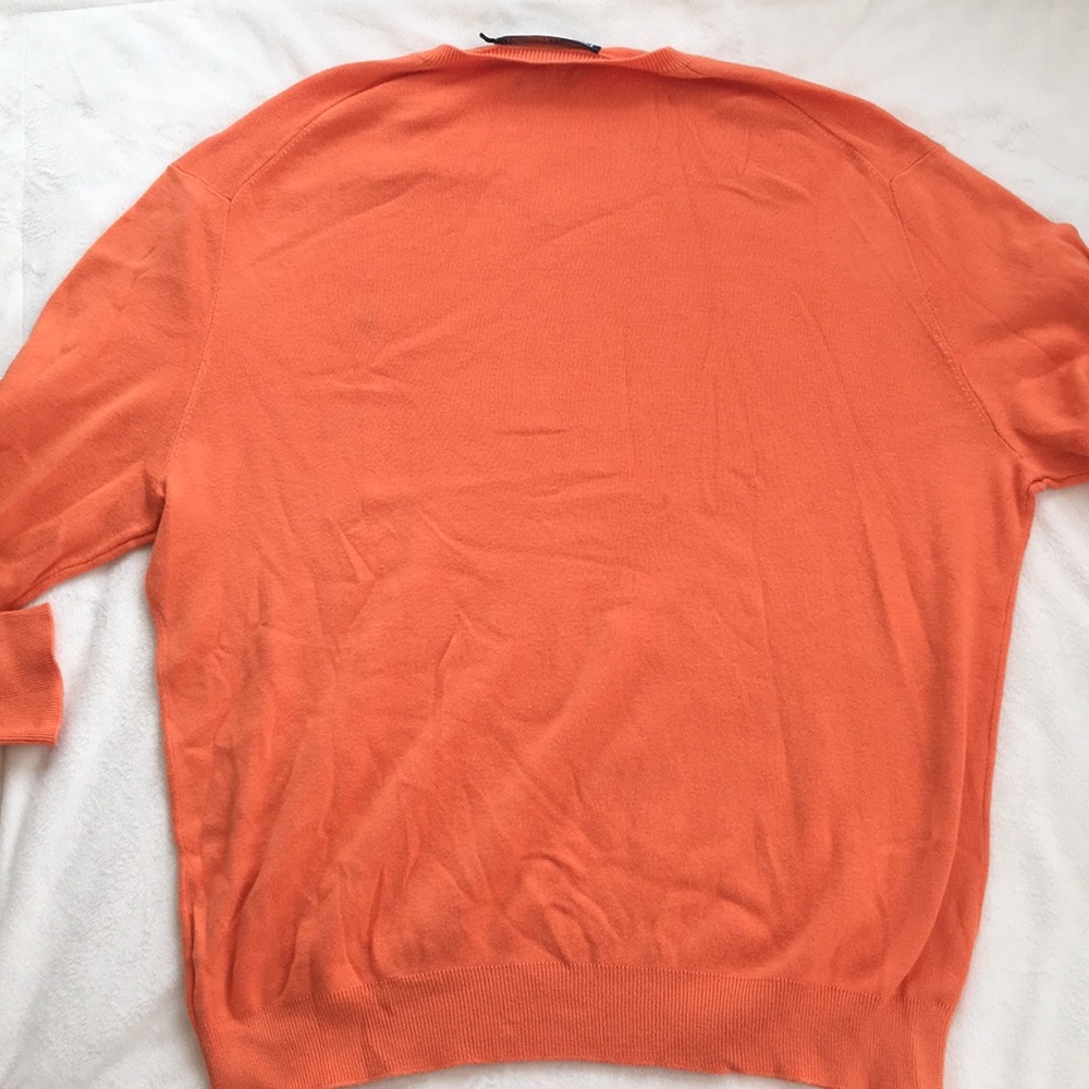 [ Polo by Ralph Lauren Orange Pullover Sweater ] L - Picture 6 of 6